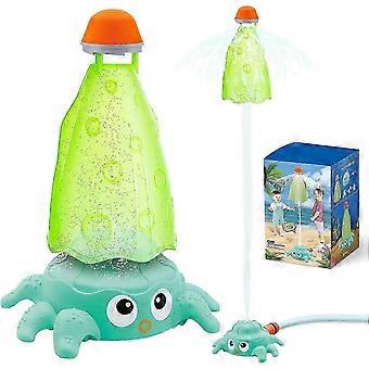 Cohete de agua de juguete para exteriores para niños, juego de rociado de agua de jardín con equilibrio STEM