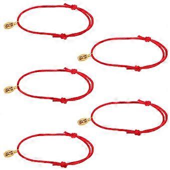 5pcs Collier pour animaux de compagnie fait à la main Corde rouge Collier pour animaux de compagnie Petit chien Collier Mignon Chat Accessoires Collier pour animaux de compagnie Pendentif pour décor quotidien