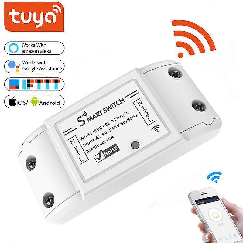 WiFi smart switch, remote control via mobile phone, timed switch, DIY lighting modification tool.Graffiti WiFi version compatible