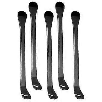 Bike Tire Lever Steel Tool for Repair Use 15Pcs Durable Black Cycling Levers