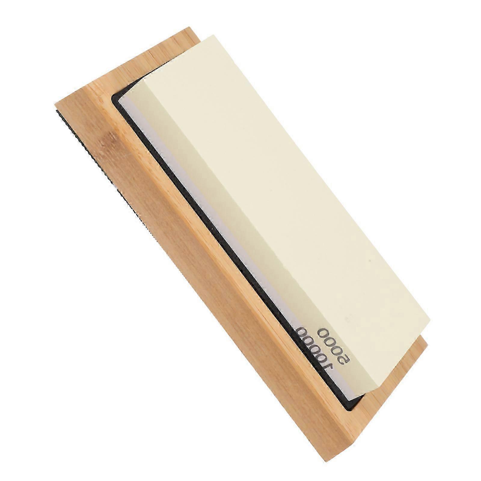White Corundum Sharpening Stone for Kitchen Cutter Sharpener 1Set