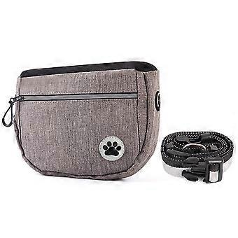 1 Dog Training Pouch 1 Belt Grey