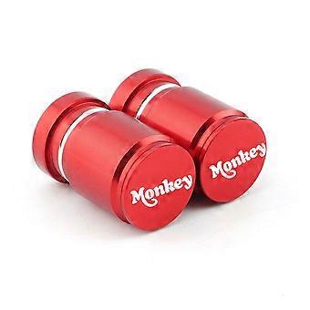 Logo Monkey Motorfiets Aluminium Accessorie Wiel Band Ventiel Stuurpen Cnc Luchtdichte Dekking Voor Honda Z125 Z 125 Z-125 Alle Jaren