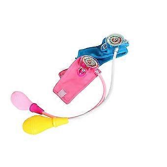 Simulated Blood Pressure Monitor Toy for Kids, 2PCS Mini Family Doctor Play Set with Random Colour Patterns,x