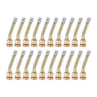 20PCS Reifenventilschaft Kupfer Ausgezeichnete Dichtungskapazität Rostschutz für LKW-Anhänger RV Weeder V3-20-5