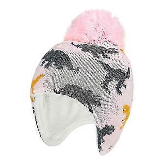Children's Woolen Hat Dinosaur Pattern Boys And Girls Thermal Knitted Hat Cap