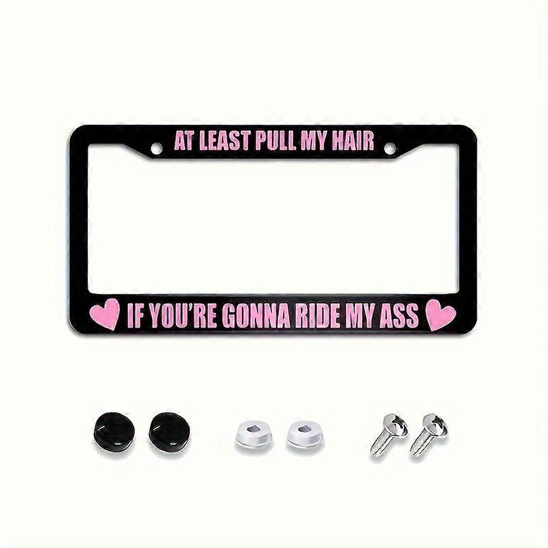 1pc Auto Kentekenplaat Frame Auto-accessoires Dames