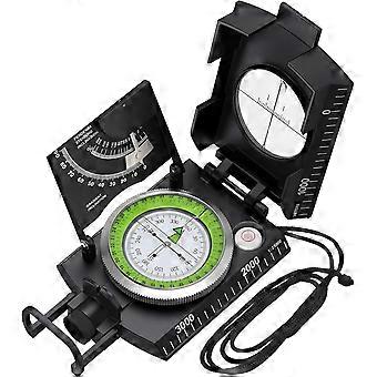 Professional Waterproof Military Compass with Clinometer Carrying Case for Camping Hiking Camping Hiking Outdoor Activities