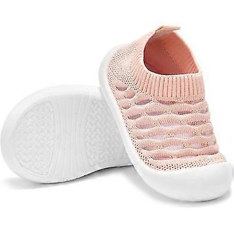 Baby Shoes for Boys Girls - Infant Toddler First Walkers Non-Skid Slipper Shoes with Rubber Sole Sneaker