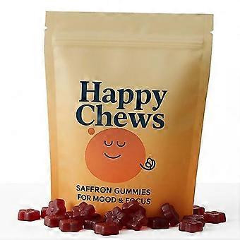 Happy Chews Saffron for Mood & Focus Nutrition Gels & Chews 60 Counts