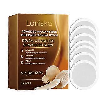 Sunless Tanning Patch for Natural Golden Glow, Gradual Self-Tanning Micro-Needle Patches for Sun-Free Bronzing