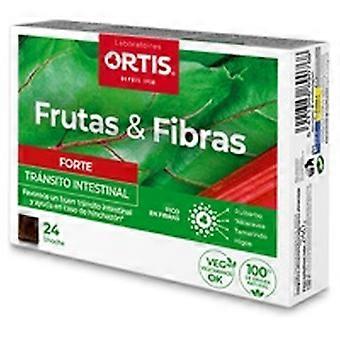 Fruits & Fibers Forte Intestinal Transit 24 chewable tablets