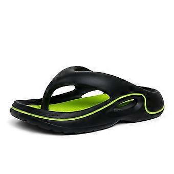 Chanclas para hombre, sandalias de dedo suaves y cómodas, pantuflas sin cordones para interiores y exteriores.