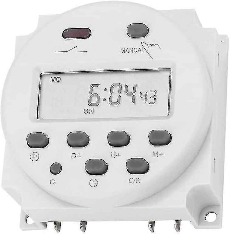 Timer Switch 12v 16a Digital Electronic Lcd Time Relay Switch Programmable Lcd Digital Microcomputer Mini Control Power Timer Switch Cn101a