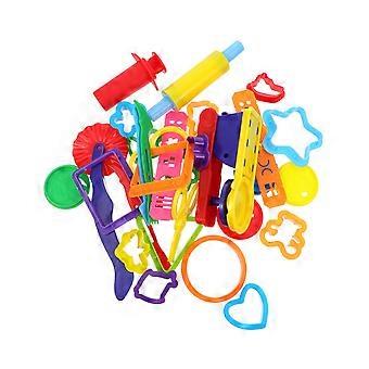 32pcs Children Manual DIY Plasticine Colored Noodle Making Molds Color Clay Toys