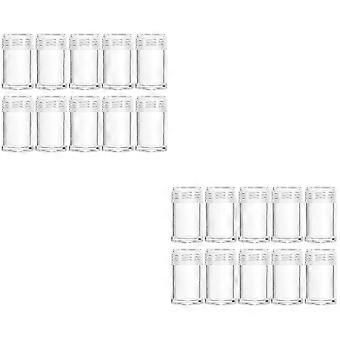 Makeup Powder Container Plastic Body Powder Boxes for Storage 24Pcs