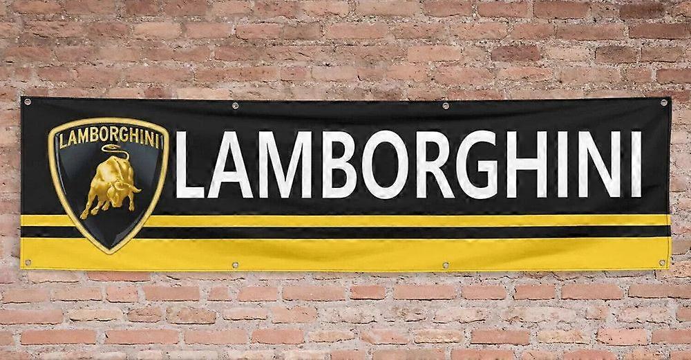 Lamborghini USA Racing Flag Banner GBB470