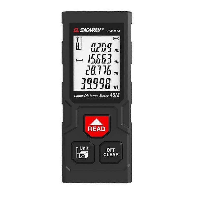 SNDWAY MT4 Battery Model Electronic Ruler Laser Rangefinder 40m