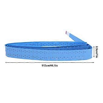 Badminton Racket Overgrip Perforated Stickiness Skidproof Fishing Rod Sweat Band Grip Tapblue