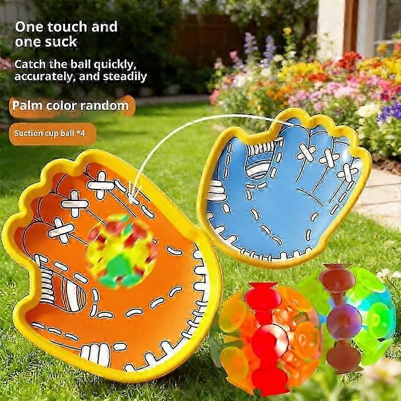 Glowing Suction Ball Play Set