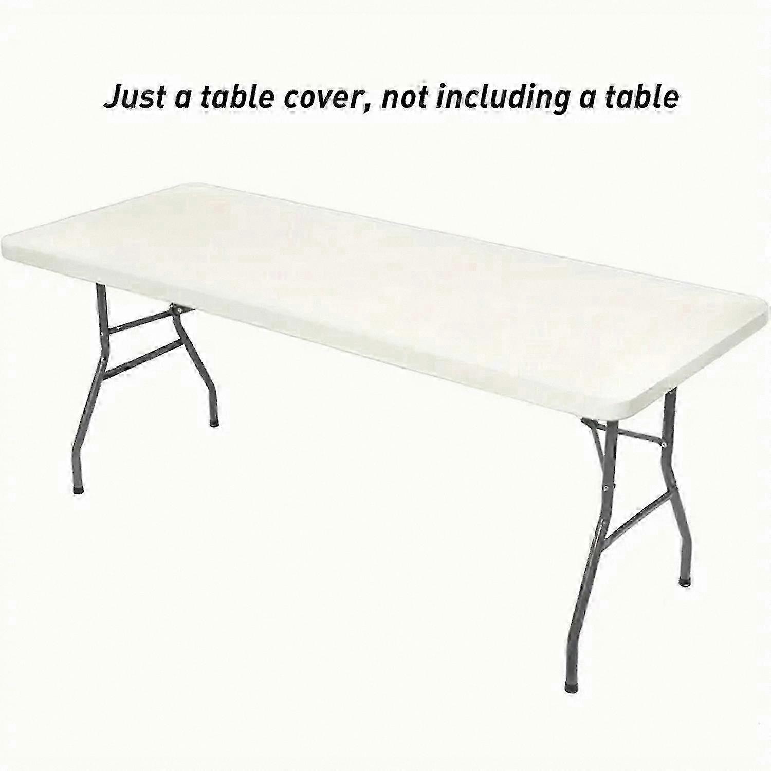 Durable Reusable Cover compatible with Rectangular Outdoor Tables with Foldable Design