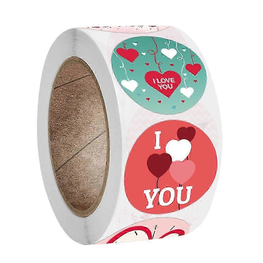 Round Heart Baking Labels 2.5cm 500pcs