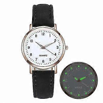 Simple Casual & Dress Style Women's Quartz Wristwatch with Imitation Leather Belt