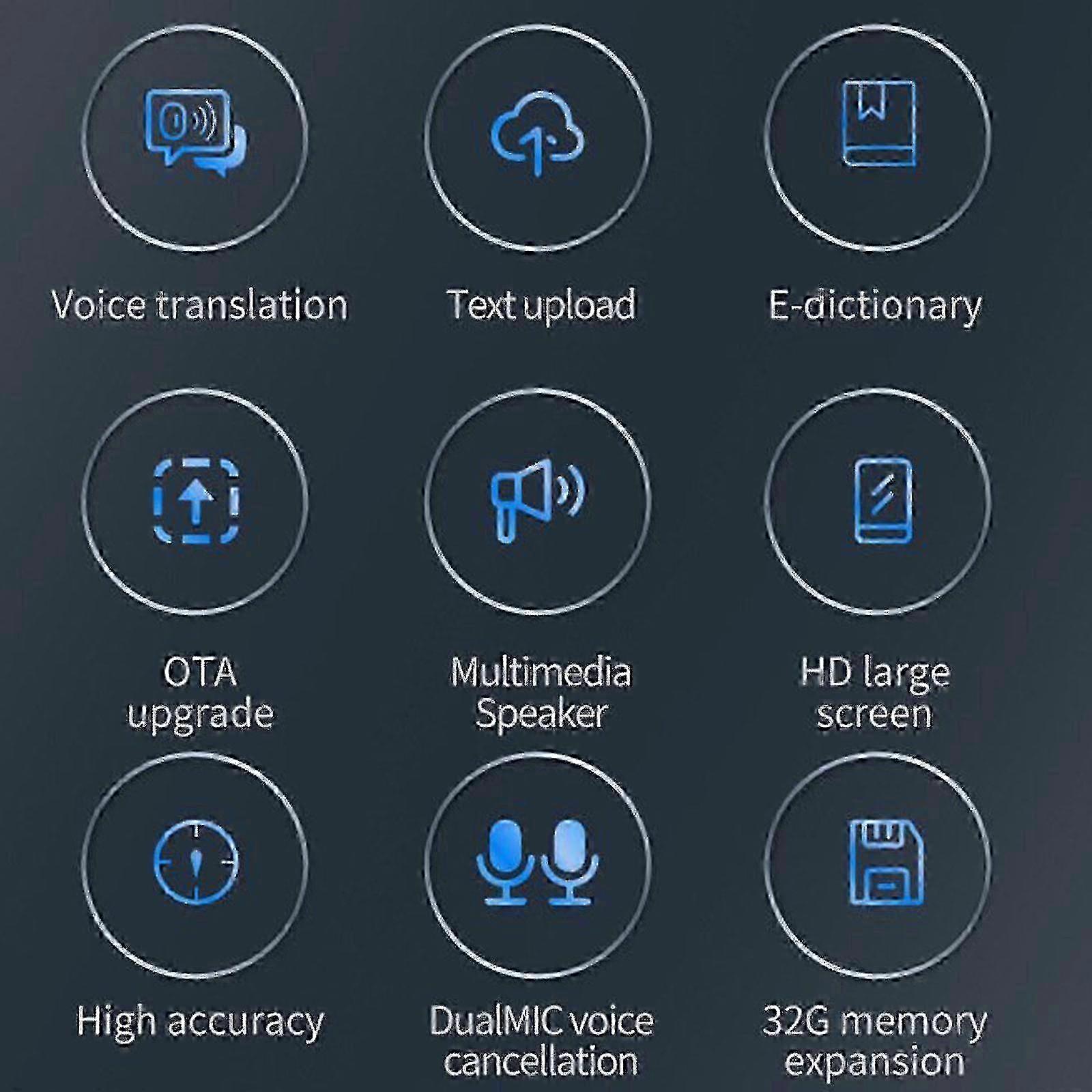 Smart Scan Reader Pen with 116 Languages Text Translation compatible with Multilingual Study