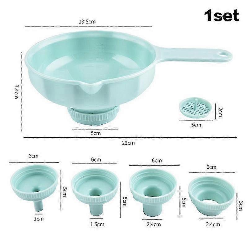 Six-Way Adjustable Kitchen Funnel