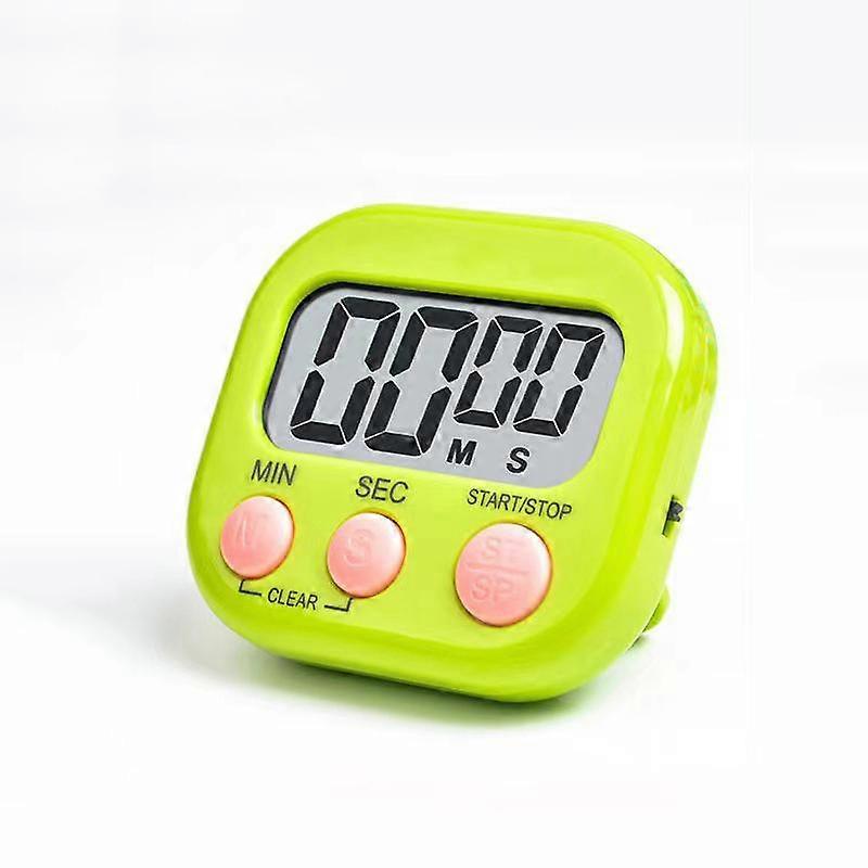 Portable Magnetic Digital Timer Large LCD Display Easy Operation Buttons for Kitchen Baking Classroom Study Office Use