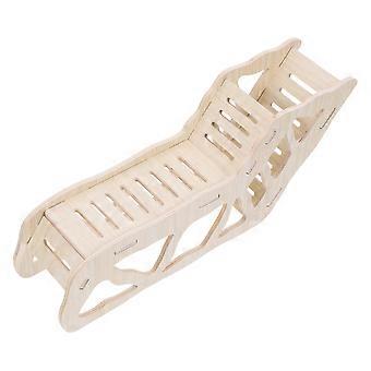 Hamster Ladder Wooden Hideout for Climbing 5Pcs Hamster Cage Tunnel Ladder