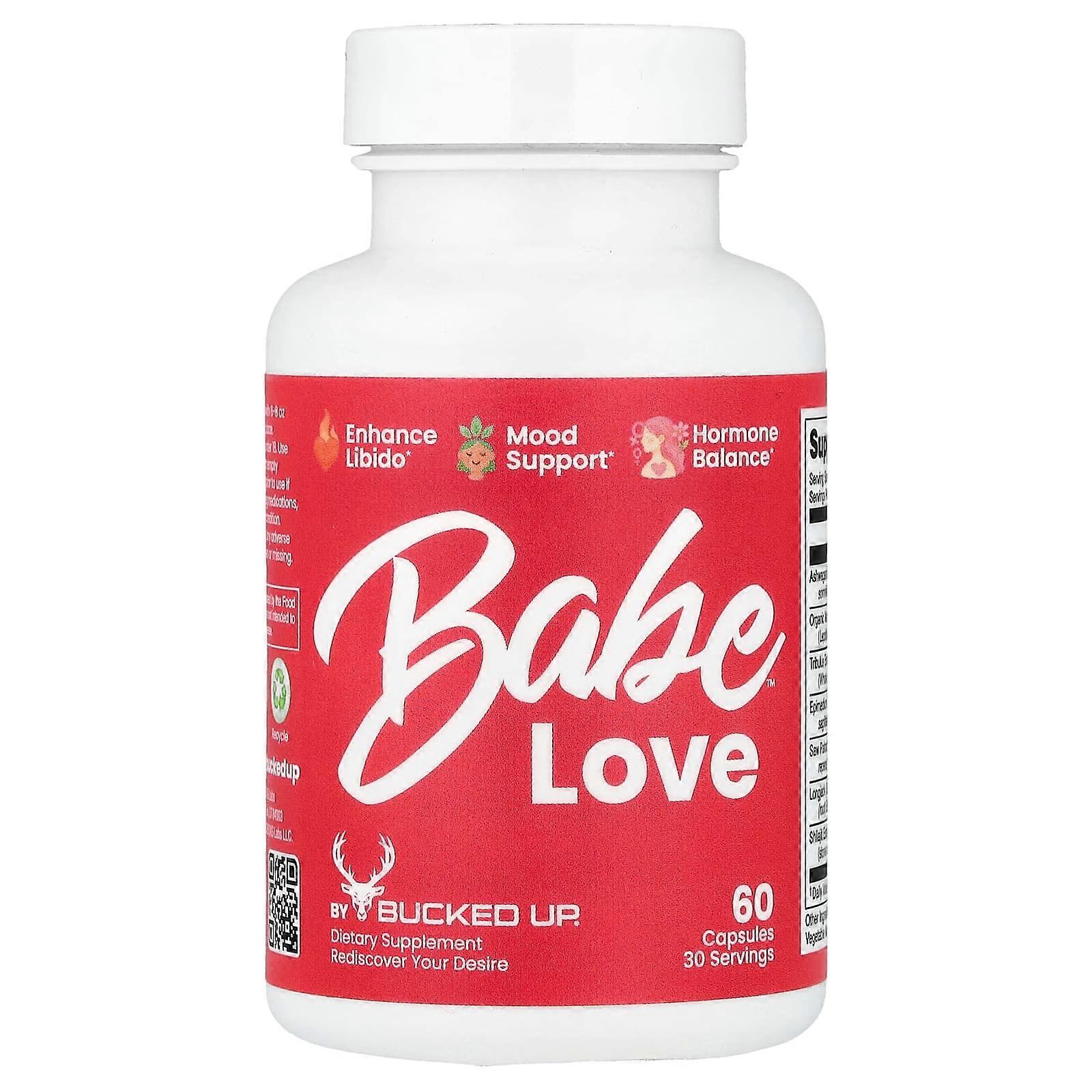 Bucked Up, Babe, Love, 60 Capsules