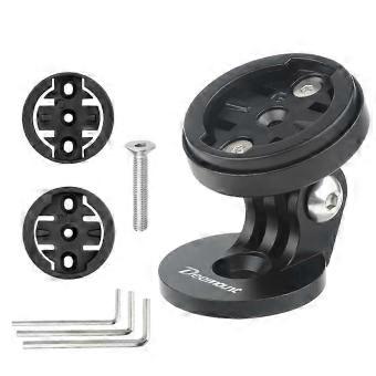 Deemount Bicycle 28.6mm (1-1/8in) Headset Stand for DJI Action Camera Bike Stem Top Cap Computer Bracket for Garmin Bryton Wahoo-JNNJV