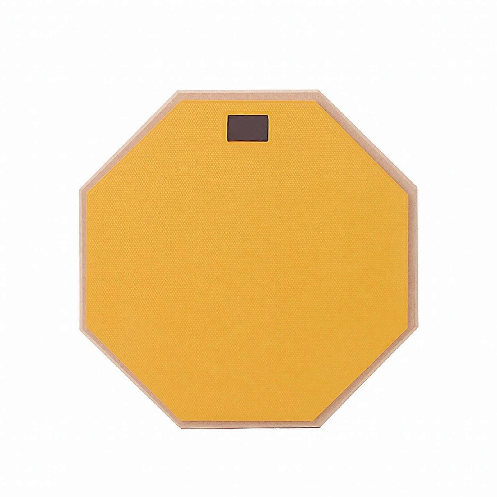Shock Absorbing Drum Training Pad Textured, Compact Low-Profile Construction,