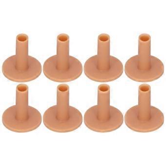 8pcs Rubber Golf Tees Durable Golfing Trainer Aid Tee Holder Driving Range Training