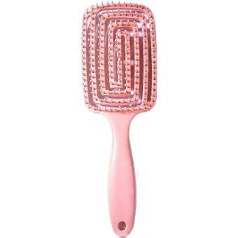 Detangling Brush with Spiral Vented Design for Wet and Dry Hair, Gentle Scalp Massage, Fast Blow Drying