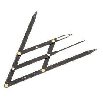 5pcs Stainless Steel Eyebrow Measuring Ruler Set, Golden Ratio Adjustable Brow Mapping Tool