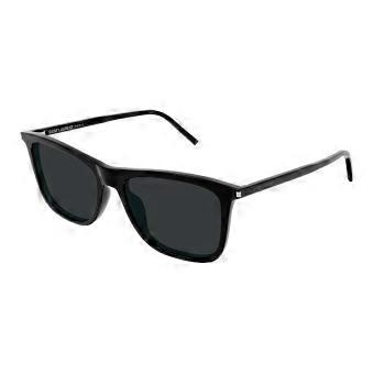 Saint Laurent SL 895 001 Full Rim Black Unisex Rectangle Sunglasses UV3 Original