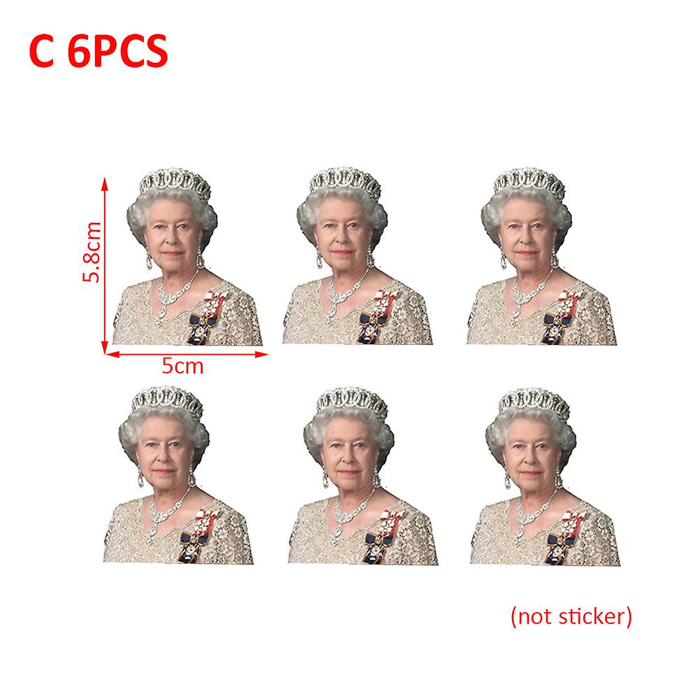 Elizabeth Ii Queensplatinum Jubilee 2022 70th Anniversary Cake Cup Decoration