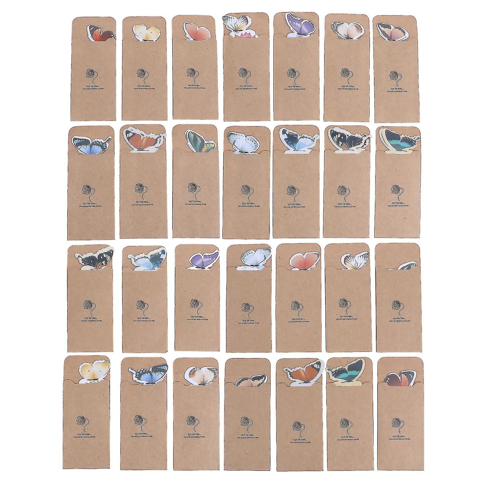 28pcs Adorable Bookmarks Unique Bookmarks Delicate Gift Bookmarks