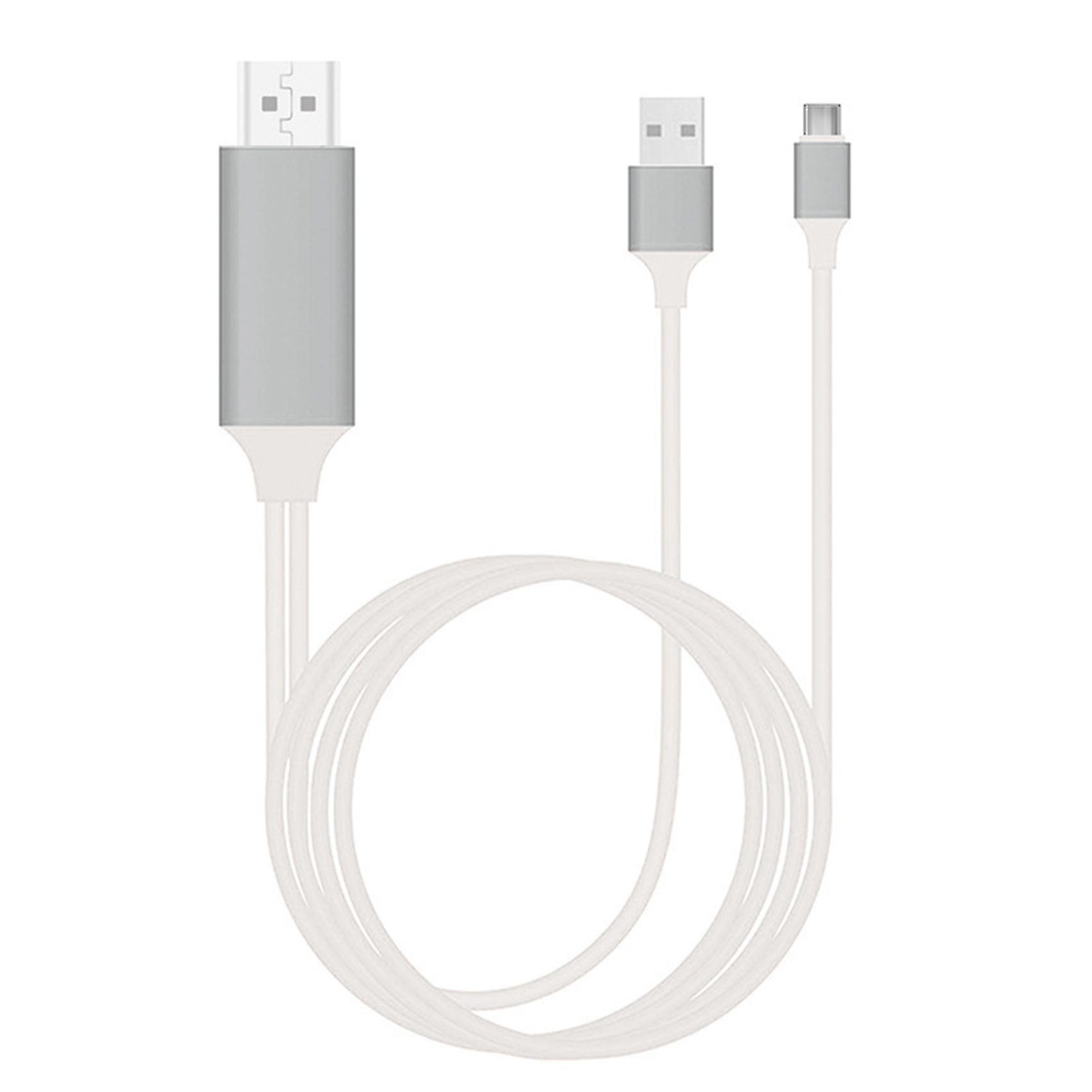 Type-c To -compatible Adapter Cable 4k 30hz High-definition Cable Same Screen Cable Usb Charging Ca