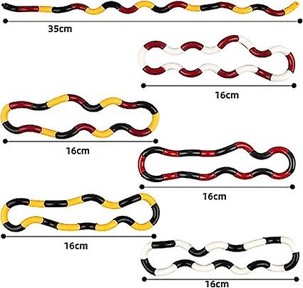 Hand Toy, Twisted Decompression Toy, 5 Pcs Toy, Autism Hand Tangles Hand Toy, Winding Feeling Creative Toy