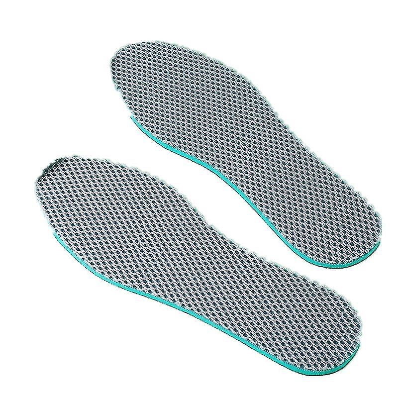 Breathable Shock Absorption Sweat Insole Mesh Deodorant Breathable Cushion Running Insole Men and Women Orthopedic Insole