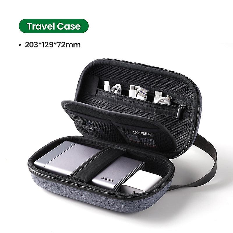 Storage Case For Hard Disk Drive Portable Power Bank Case For External Hard Drive Ssd Hdd Protective Pouch Travel Bag Box