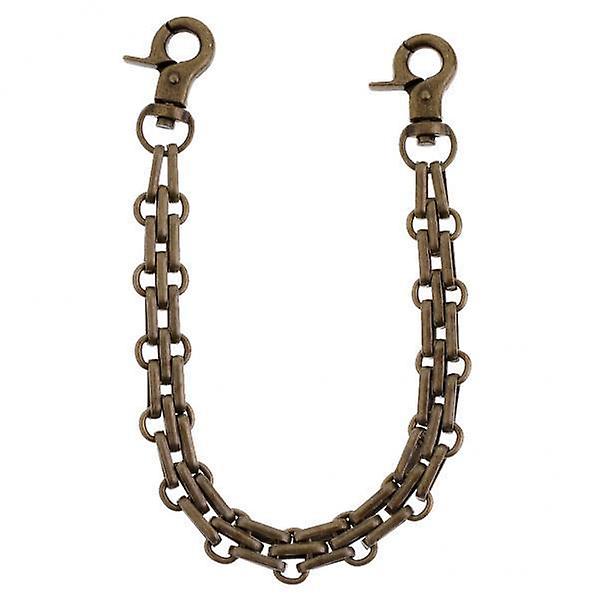 2x25cm Metal Purse Chain Strap Handle Shoulder Bag Replacement Bronze