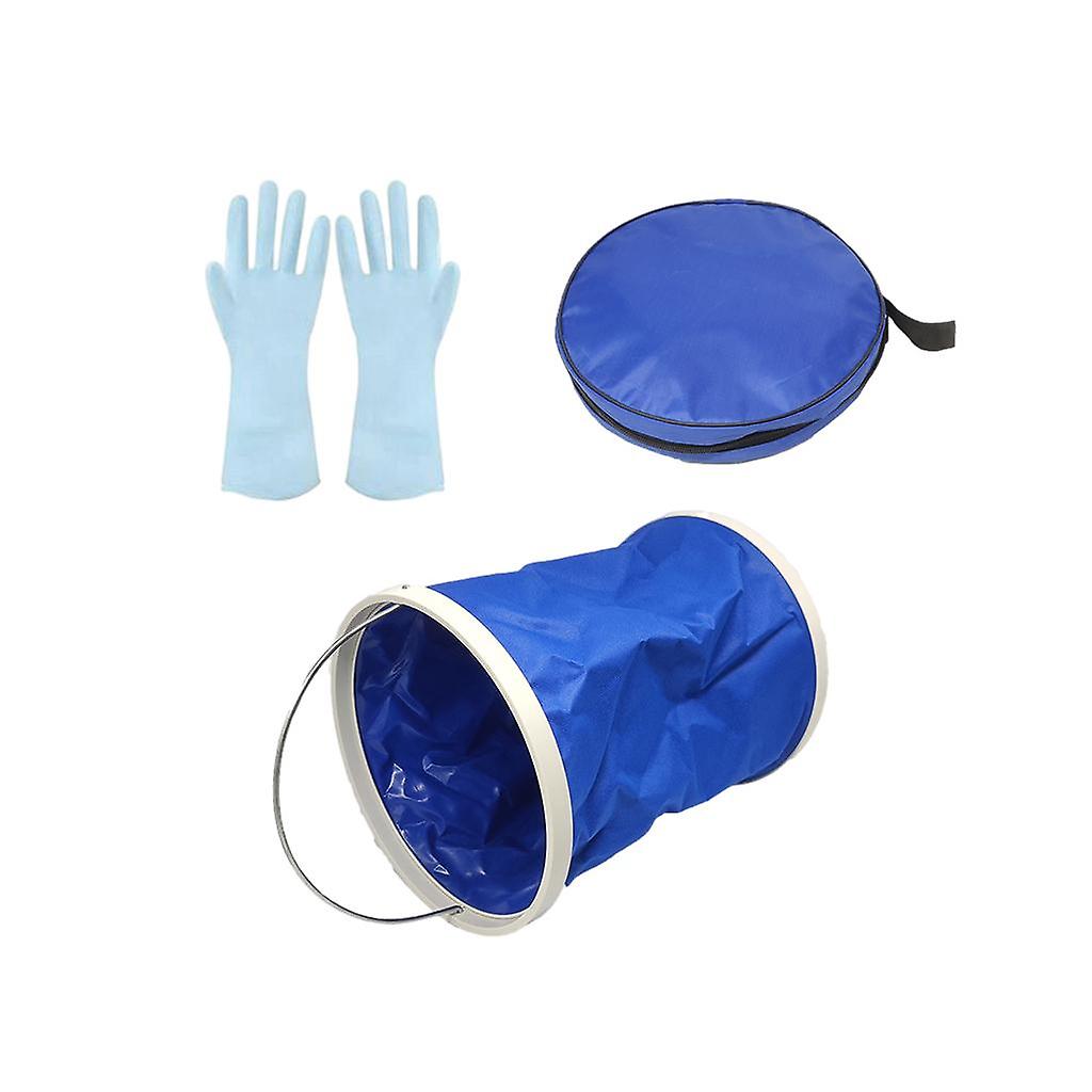 Collapsible Folding Water Container Bucket Carrier Hiking Storage Camping