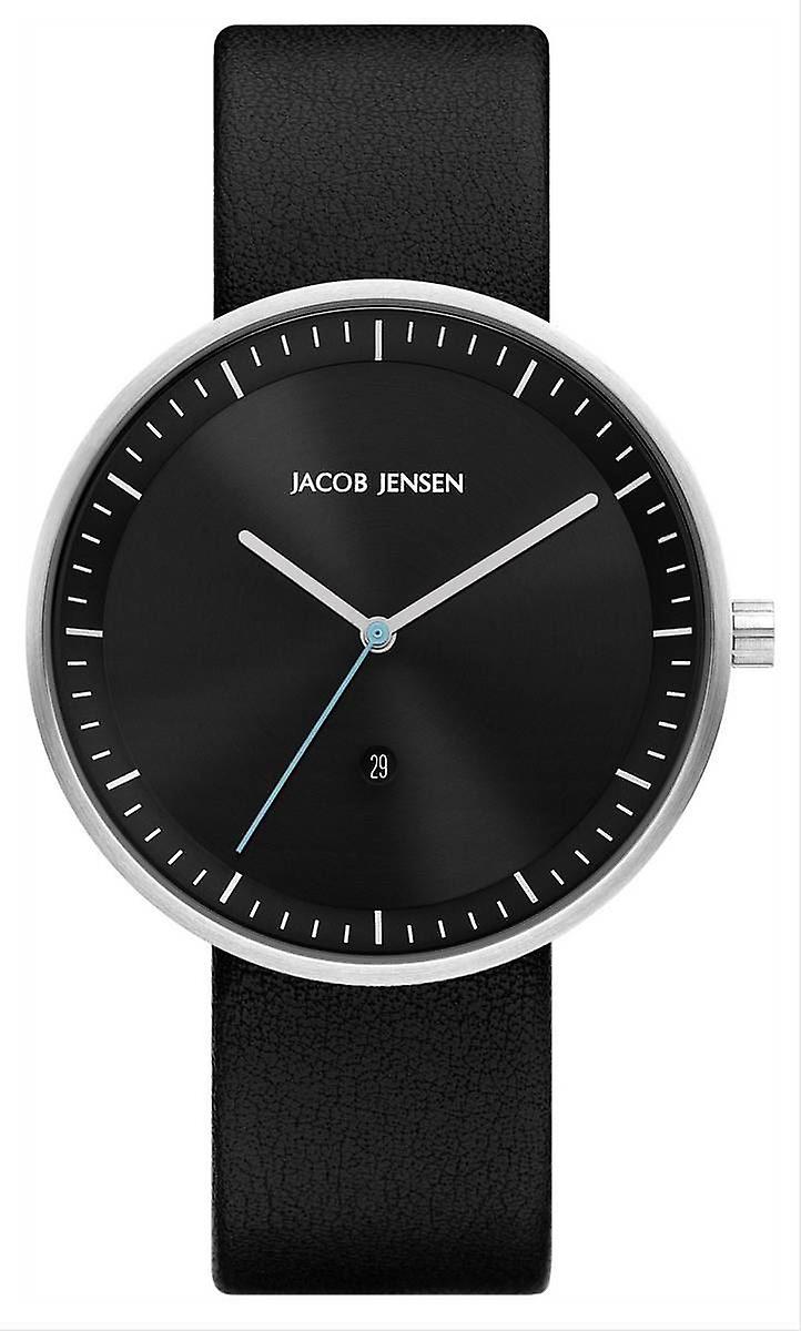 Jacob Jensen Strata Series Watch - Black/Black