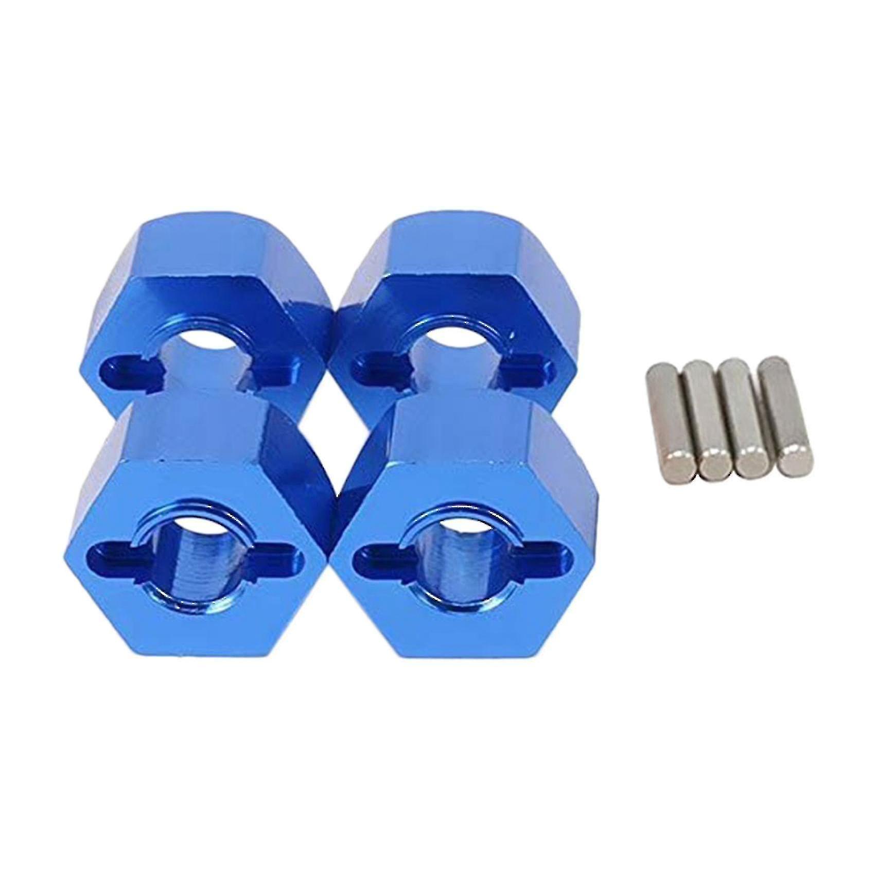 4pcs 12mm六角形ホイールシートアダプターWltoys K949ネイビーブルーと互換性があります