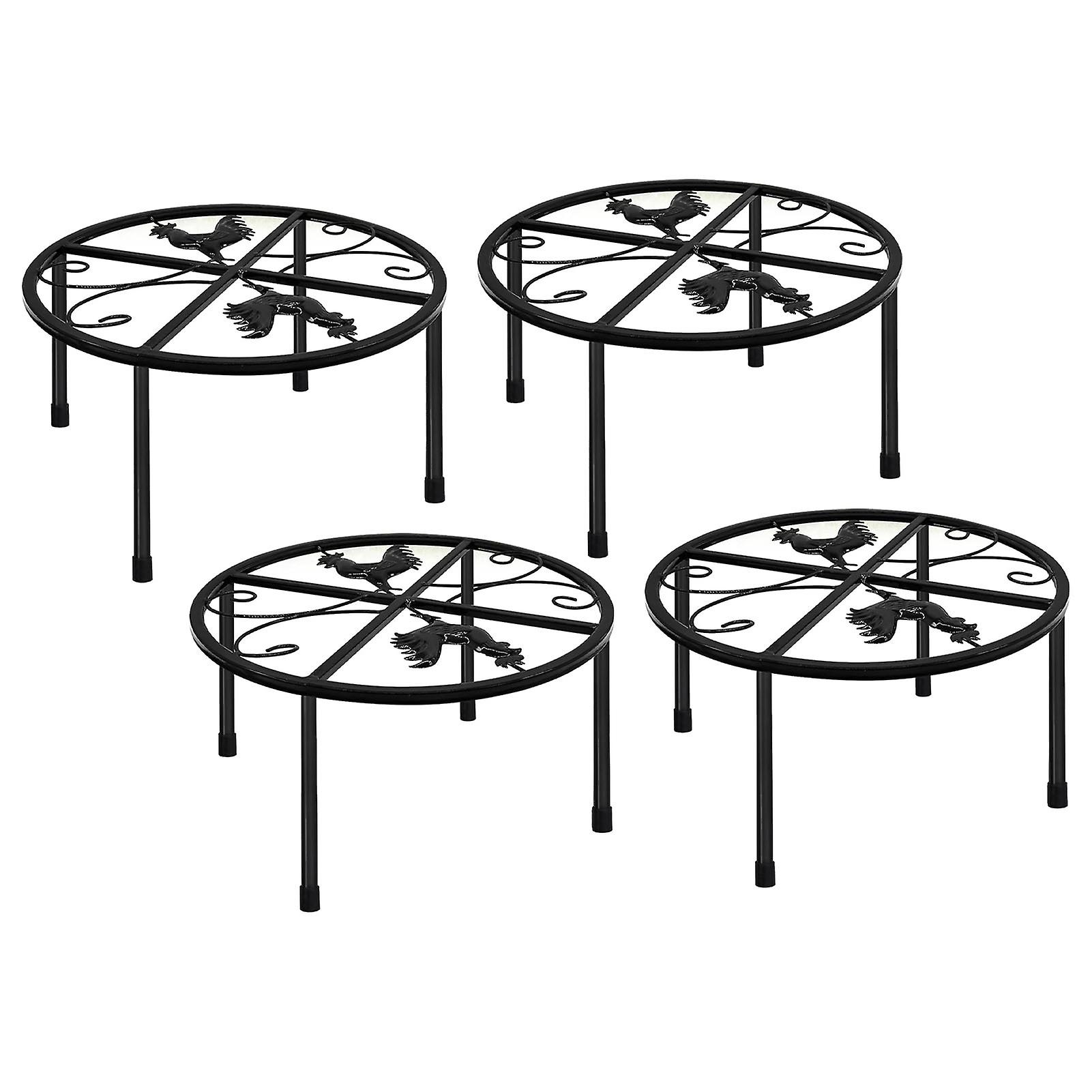 Chicken Feeder Metal Stand Strong Load-bearing Durable Holder For Flowerpot Chicken Feeder