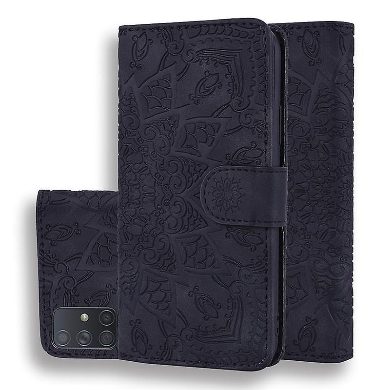 Wallet Case For Samsung Galaxy A51 5G Premium PU Leather Flip Cover Mandala